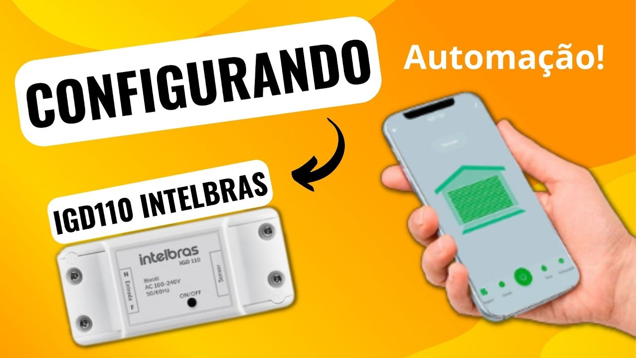 Abrindo Portão Eletrônico Pelo Celular - CONFIGURANDO E INSTALANDO IGD 110 Intelbras - PASSO A PASSO