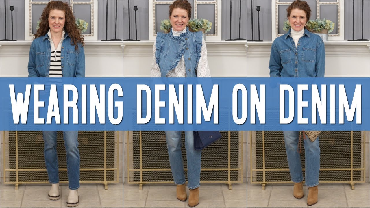 Different Ways Of Wearing DENIM On Denim For 2023 / Denim Trends 2023