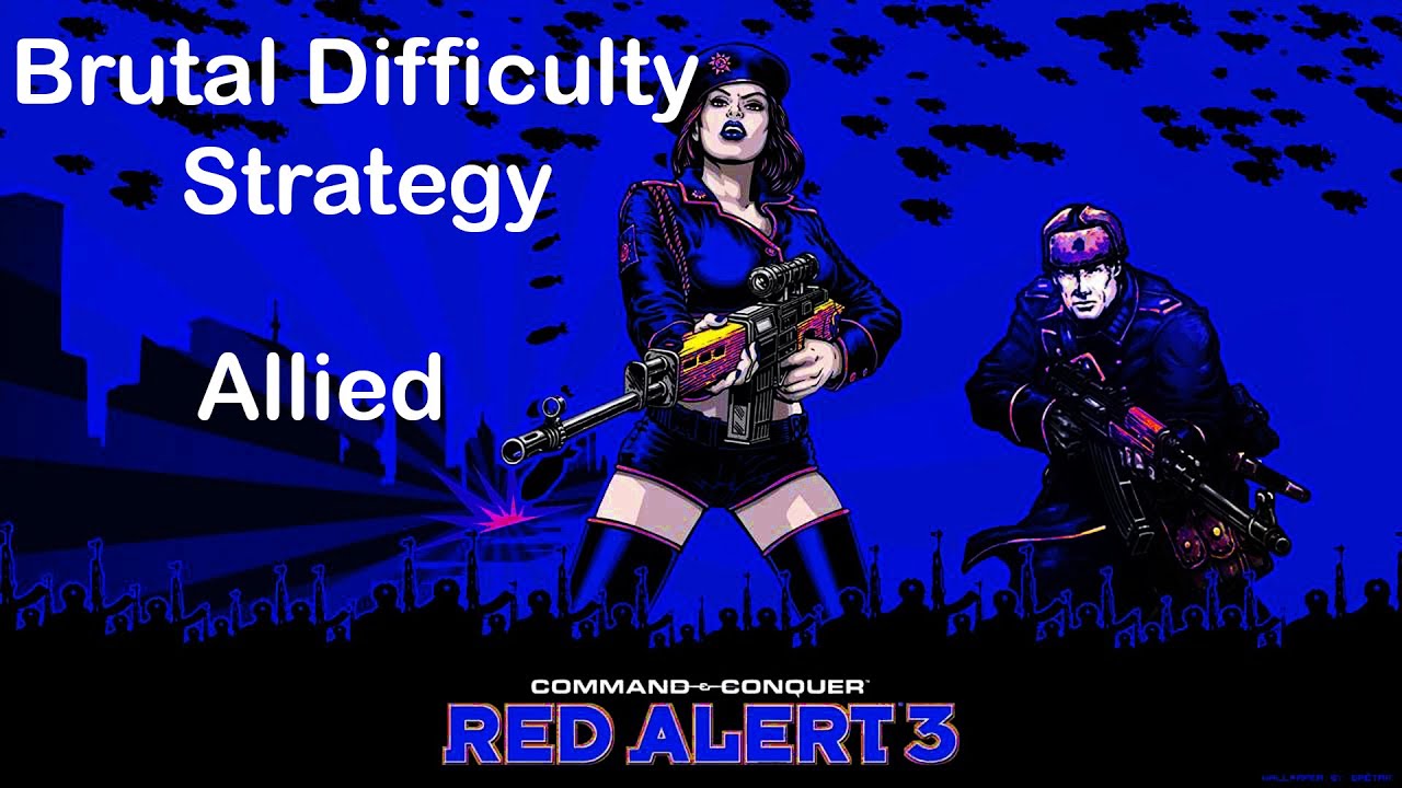 red alert 3 Allied skirmish strategy guide (hard/brutal).