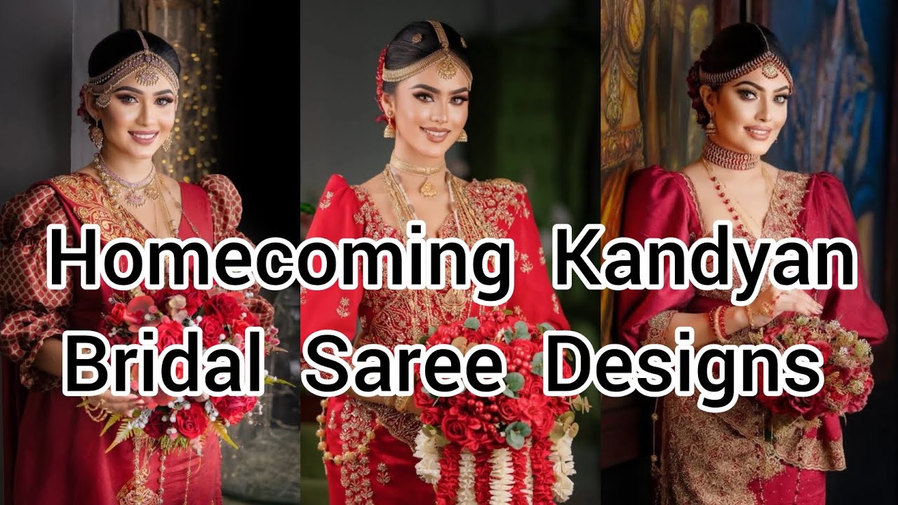 Homecoming Kandyan Bridal Saree Designs || Homecoming Kandyan Bride || Homecoming @AshiFashion 