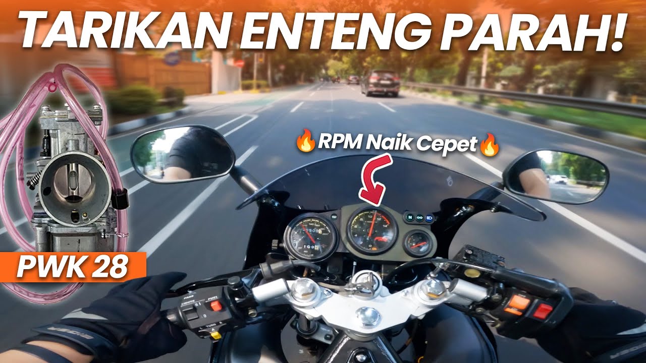 Ninja RR Pake Karbu PWK 28 Kx 85 Original Japan Biar Tarikan Enteng?! Worth It Ga Sih Cuy?