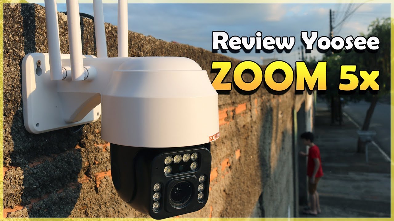 CAMERA IP YOOSEE, 3MP, ZOOM OPTICO E AUTOTRACKING REVIEW COMPLETO E TESTE