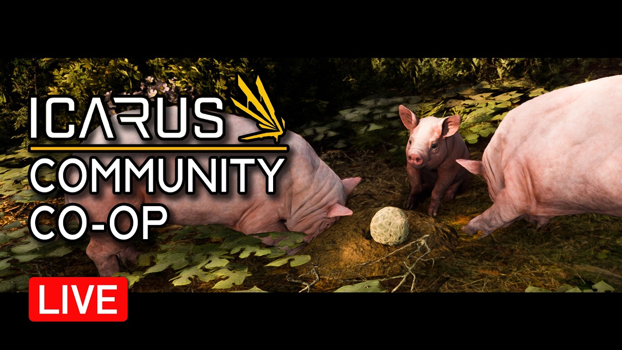 🔴 LIVE - EP.21 Husbandry, Genetics & OMNIFEEDGATE! // ICARUS Community Co-op.
