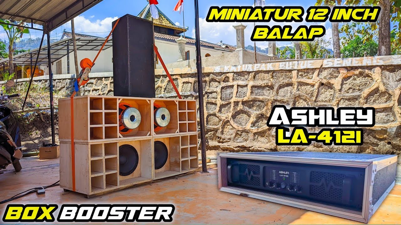 Sangar Spek Balap ‼️miniatur 12 inch BOX BOOSTER blizzard  | GLONDONG audio
