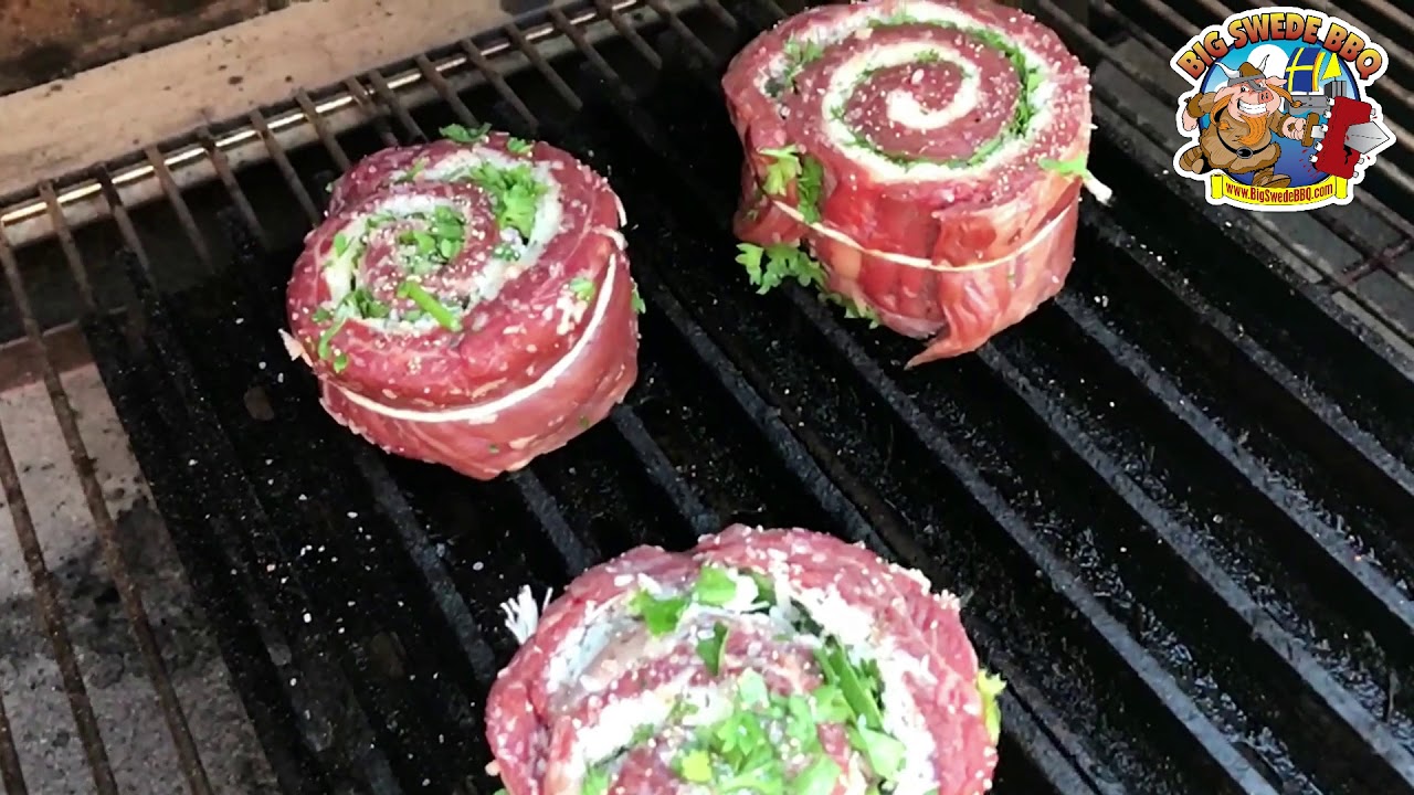 Pinwheel Skirt Steak with Big Swede BBQ
