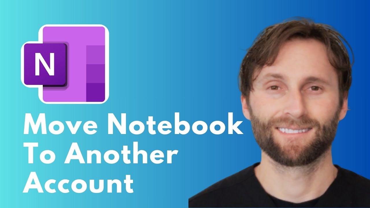 How to Move a Notebook in OneNote to Another Account