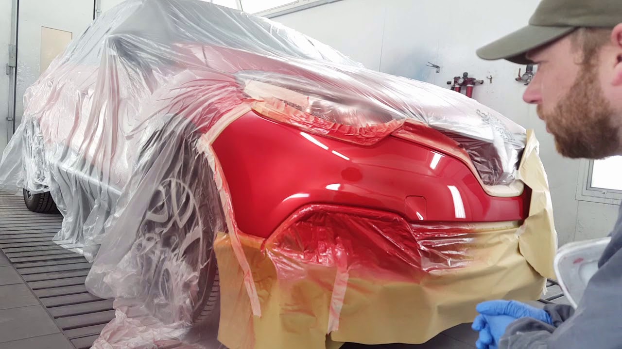 Car painting: Standox Renault rouge flamme