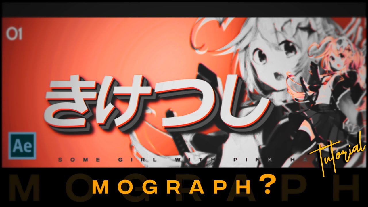 MOGRAPH DEMO | AFTER EFFECTS AMV TUTORIAL