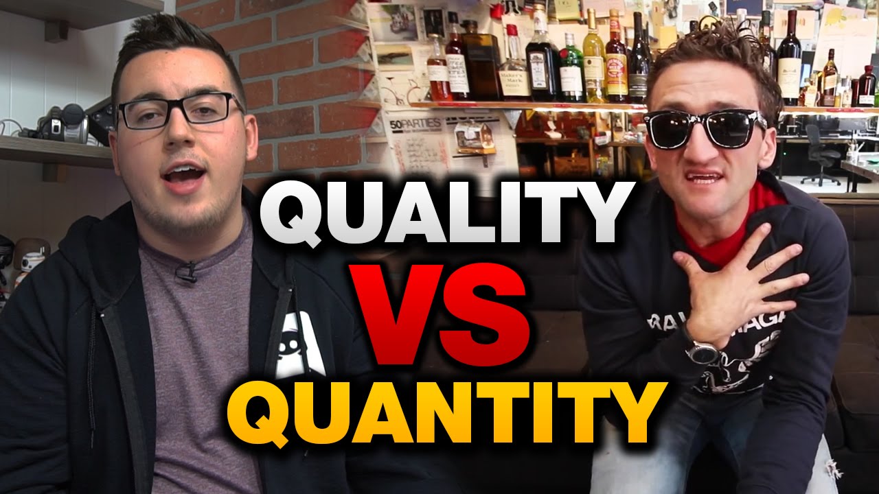 Quality vs. Quantity - YouTube Talk