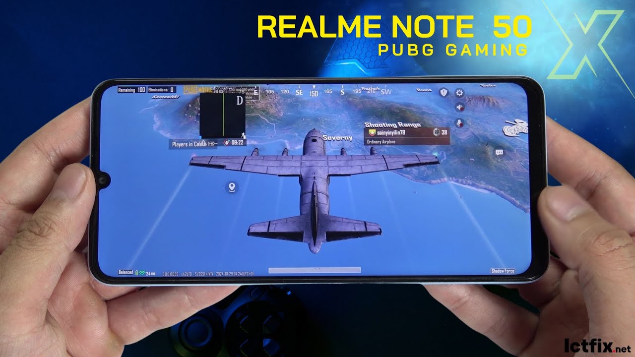 realme Note 50 PUBG Mobile Gaming test | Unisoc Tiger T612, 90Hz Display