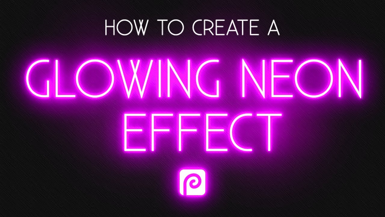 How to Create a Glowing Text Effect in Photopea