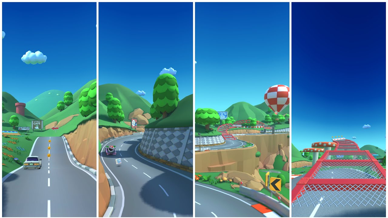 Mario Kart Tour // DS Shroom Ridge Gameplay (All Variants)