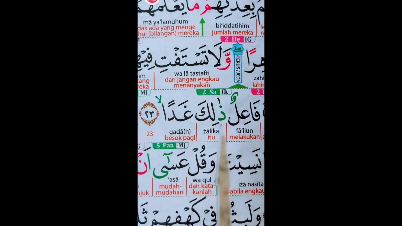 BELAJAR MEMBACA QUR'AN SETIAP HARI 23 FEBRUARI 2026