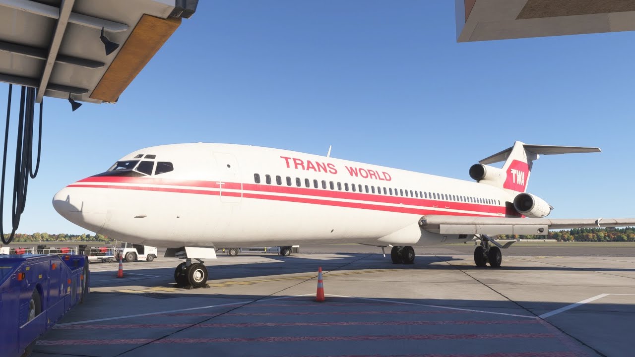 First look at the Flight Sim Studios AG Boeing 727-200 Super in Flight Simulator 2024