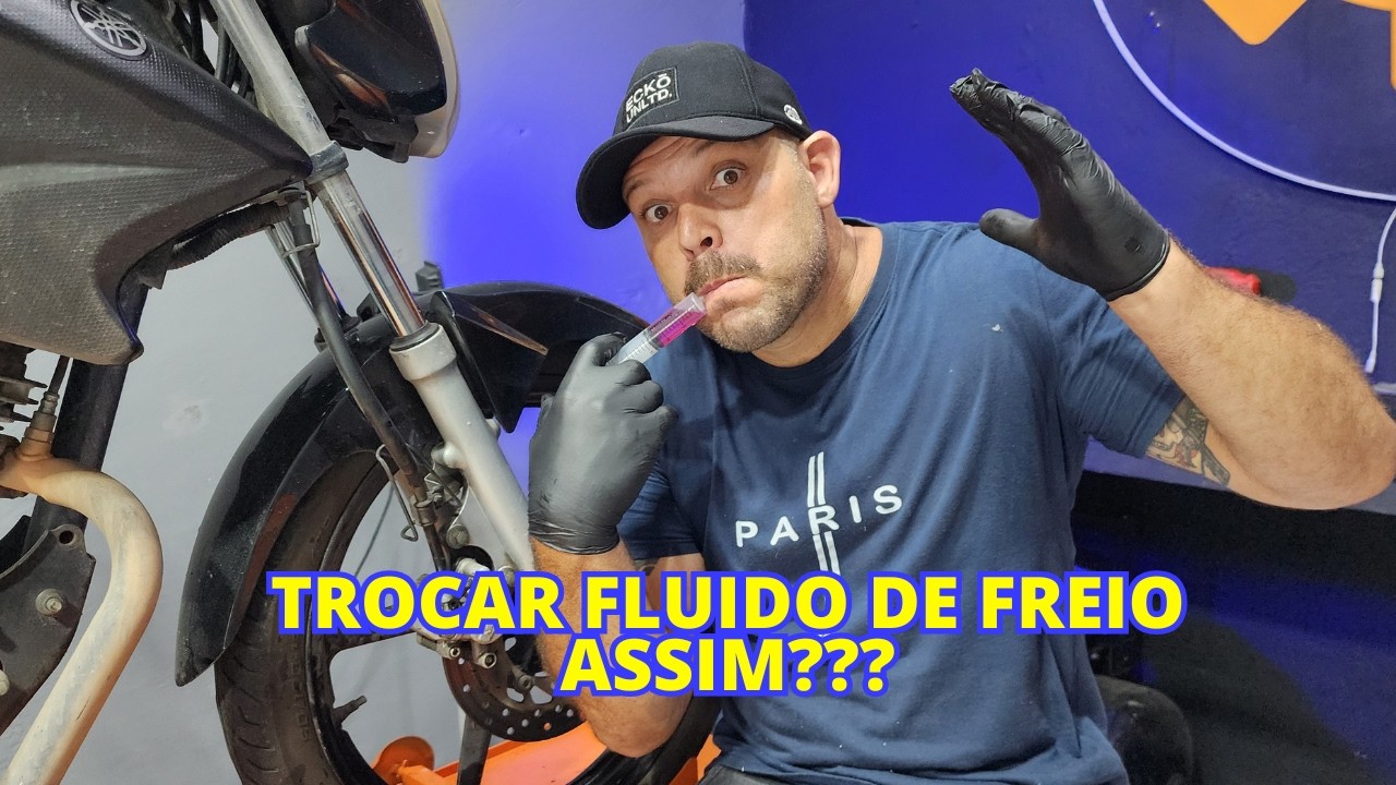 COMO TROCAR O FLUÍDO DE FREIO DE QUALQUER MOTO