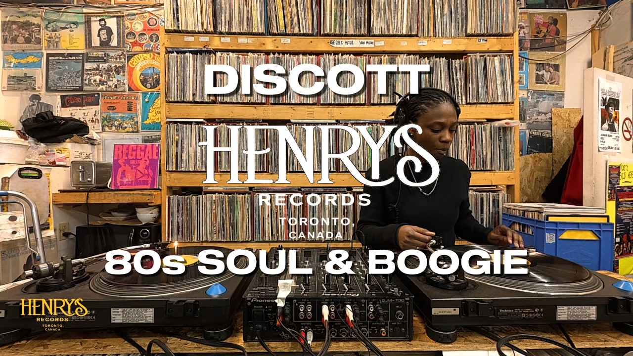 DJ DISCOTT - HENRY'S RECORD ROOM - 80s SOUL & BOOIGE - ALL VINYL MIX