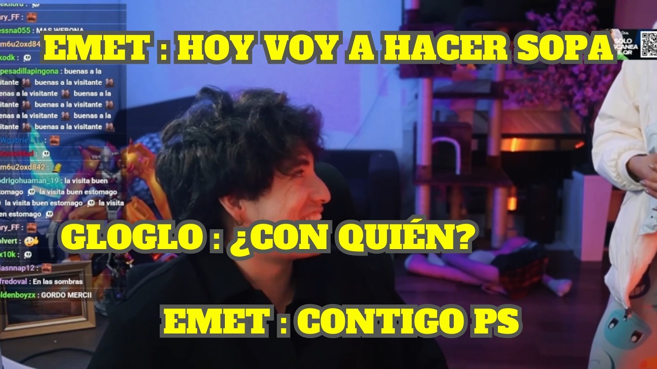 EMET QUIERE INVITAR A GLOGLO A UNA COLABORACIÓN A ÚLTIMA HORA