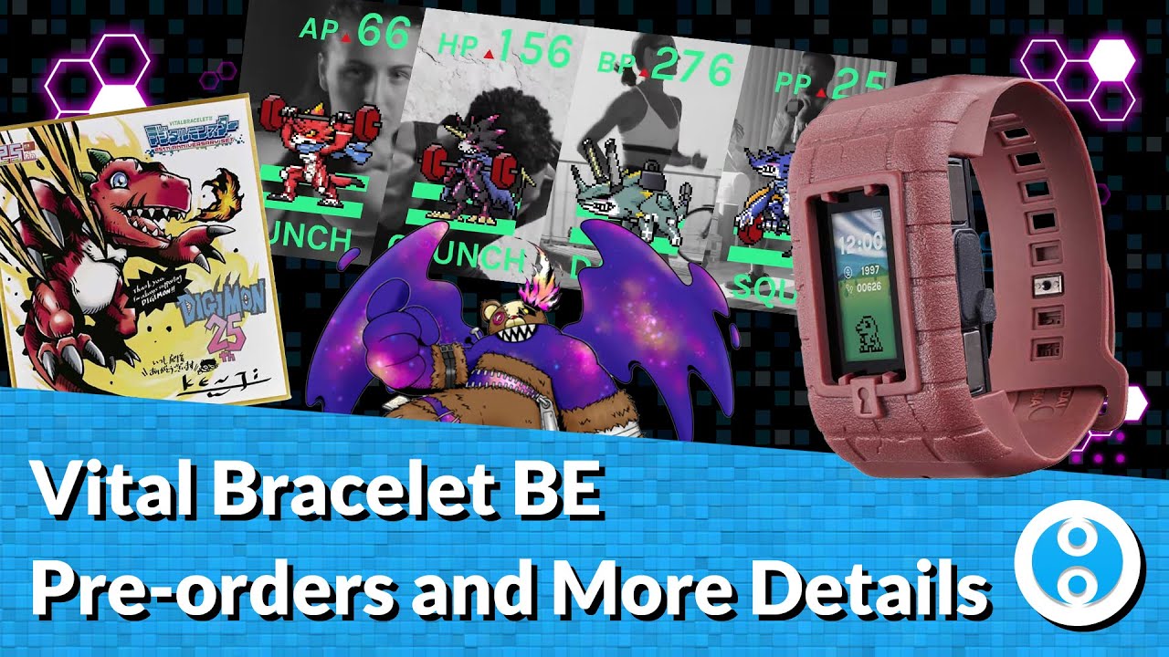 Vital Bracelet BE 25th Anniversary Pre-orders Open! - Digimon Newsramble