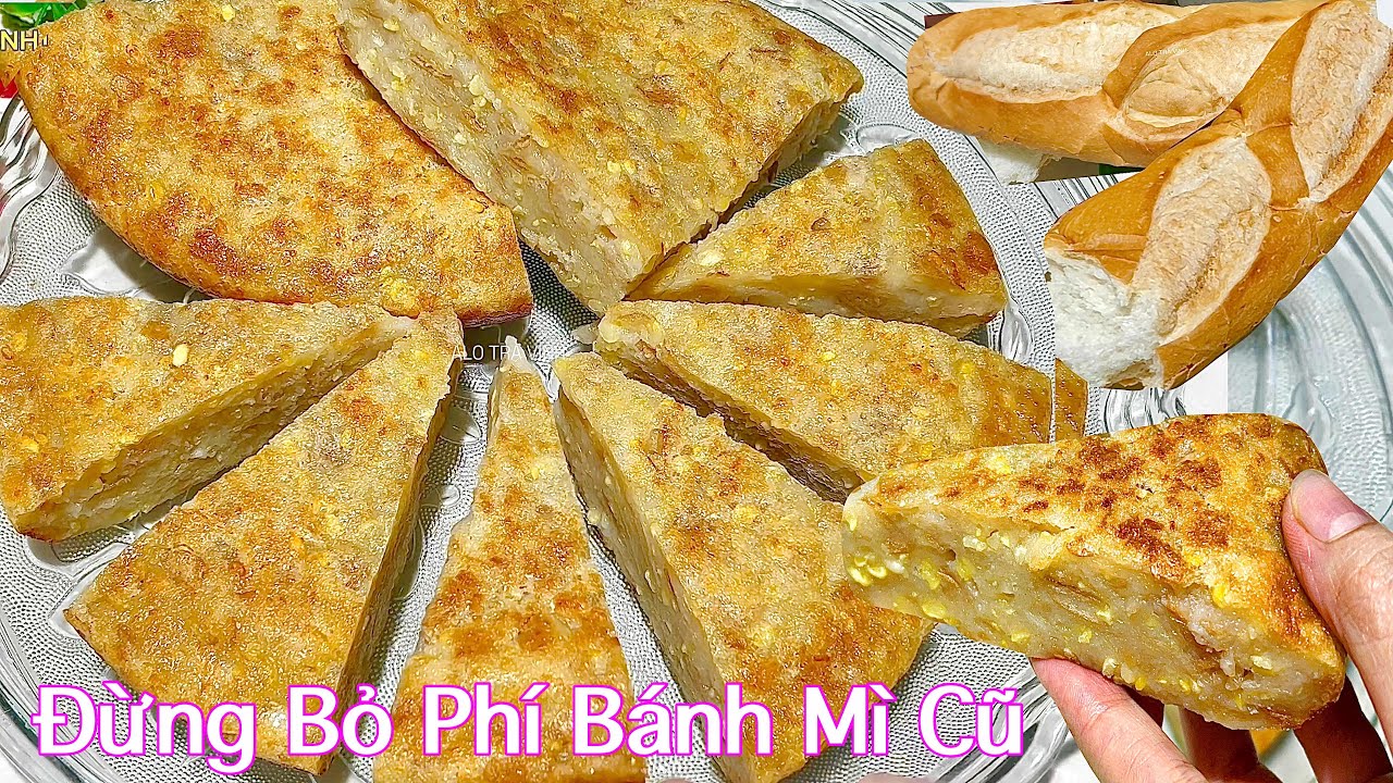 Nhà Có Bánh Mì Cũ Ăn Không Hết Làm Món Này Cả Nhà Đều Thích- Mung bean bread