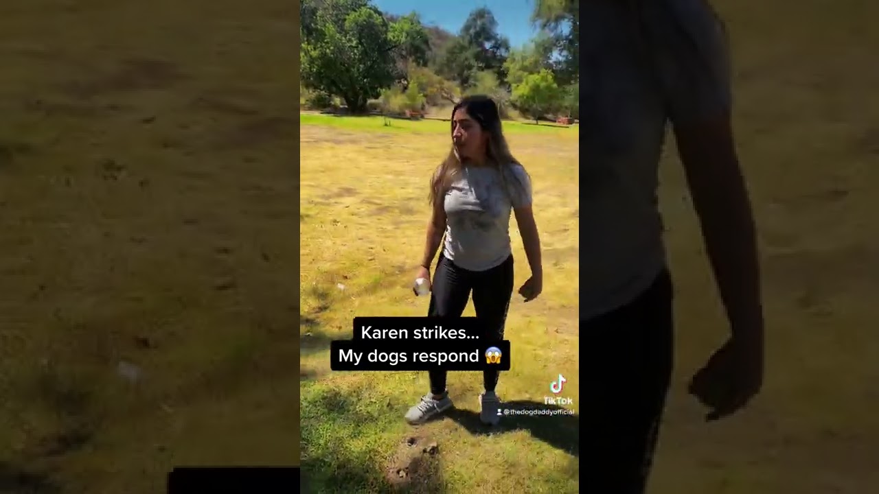 Karen Gets Put In Her Place By My Dogs.