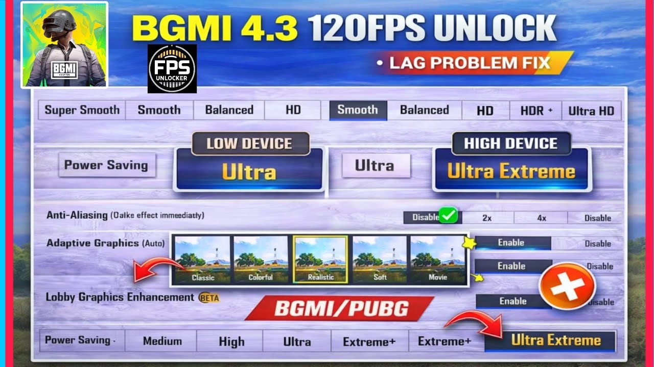 BGMI 4.3 120 FPS Unlock | All Devices Working 💯 | Lag Problem Fixed | New Update