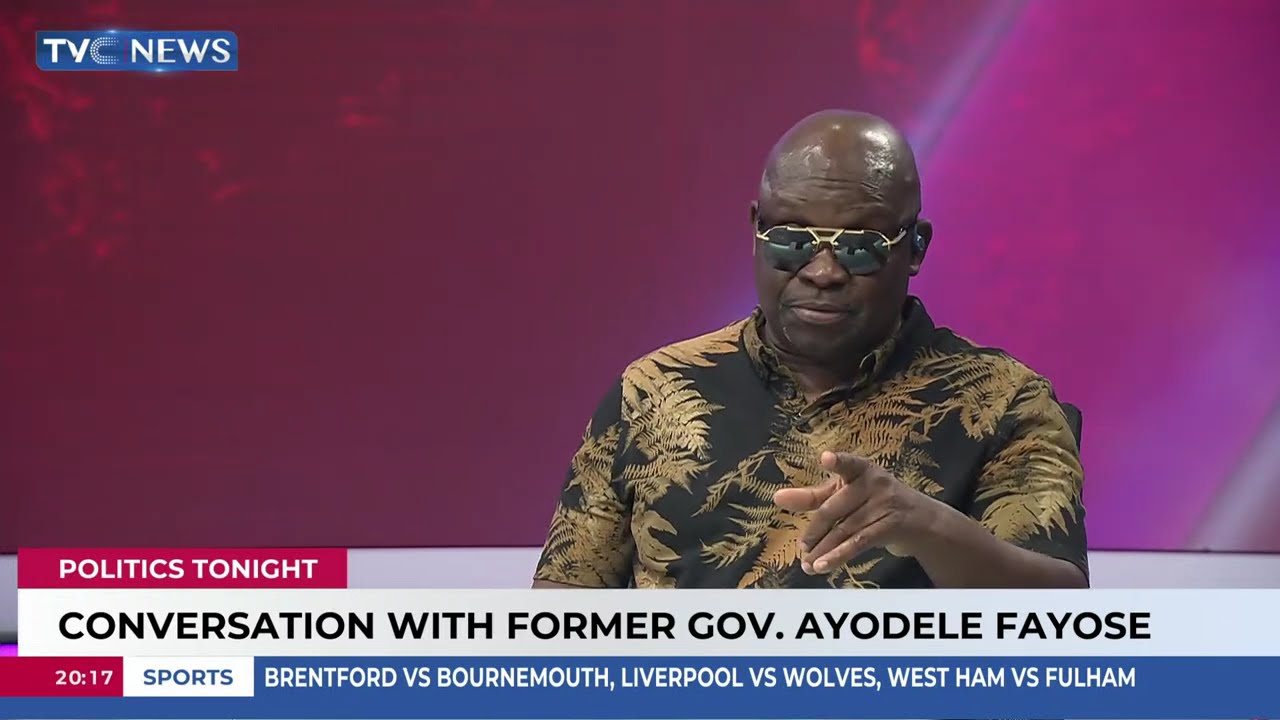 Conversation With Former Gov. Ayodele Fayose On PDP Crisis + Others