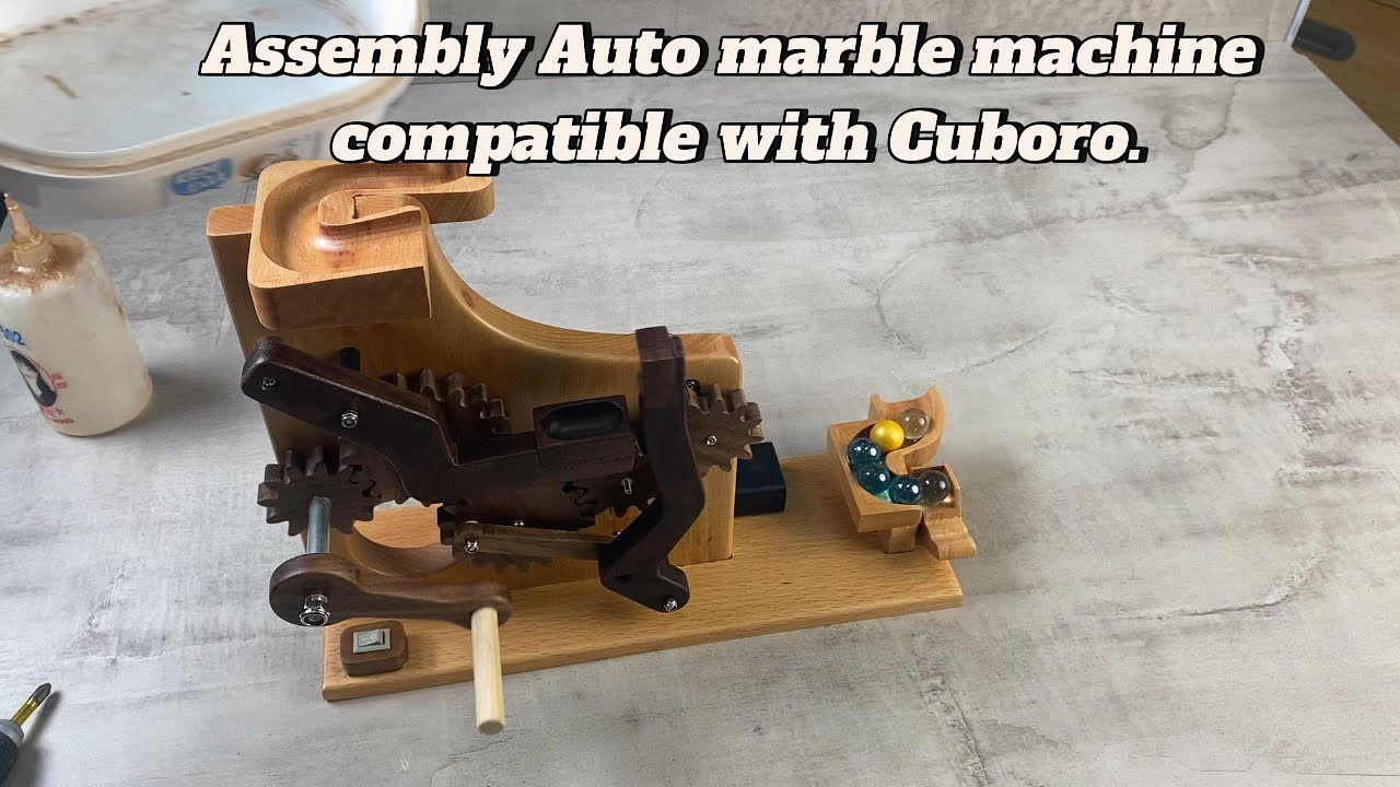 Auto marble machine Cuboro Double Arm assembly instruction.
