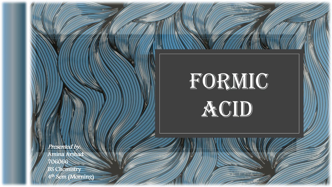 Formic Acid Industry | Part 1