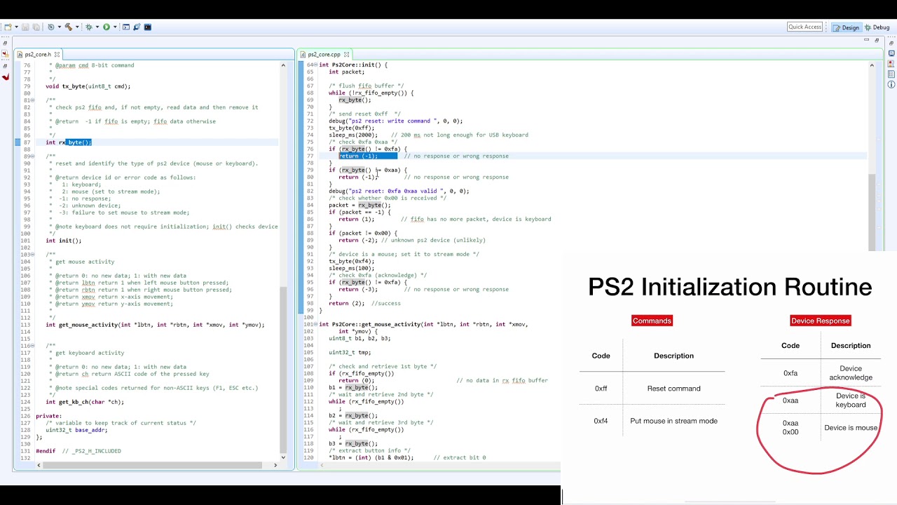 M13 - 10 - PS2 Driver - Initialization