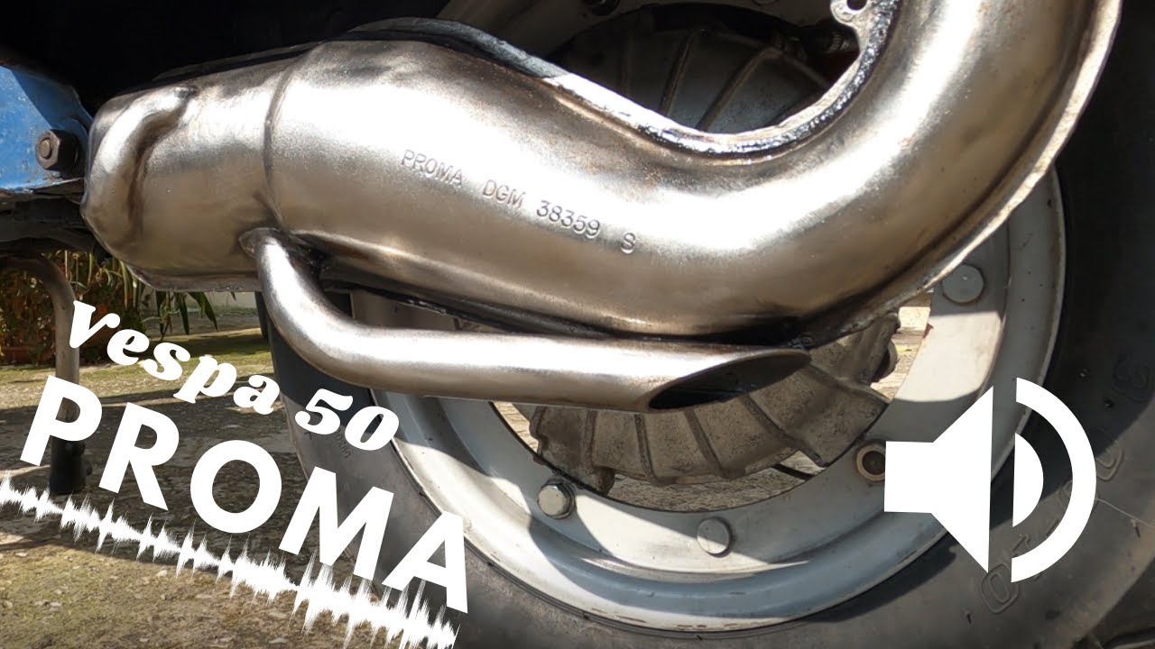Vespa 50 Special Sound | Proma | 75cc Polini | 4K