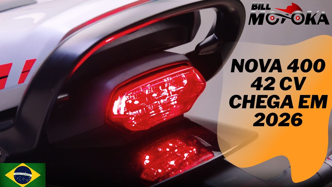 Nova 400cc de 42CV chega no Brasil em 2026, a CB 400 que a Honda não fez? Conheça Triumph Tracker.