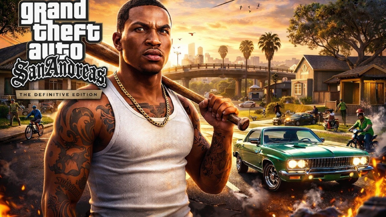 CANAVAR KAMYONLA YARIŞ |GTA San Andreas Definitive Edition| Bölüm 18