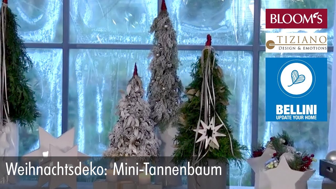Mini-Tannenbaum | Weihnachtsdeko | christmas decoration | BLOOM’s Floristik