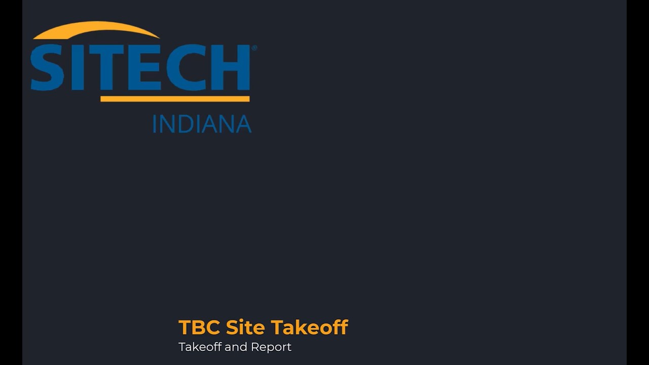 Site Takeoff 4   Takeoff and Report