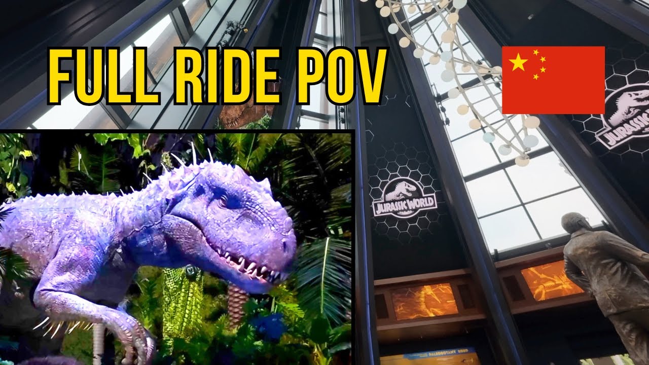 Jurassic World Adventure POV: The Best Ride at Universal Studios Beijing? 🦖