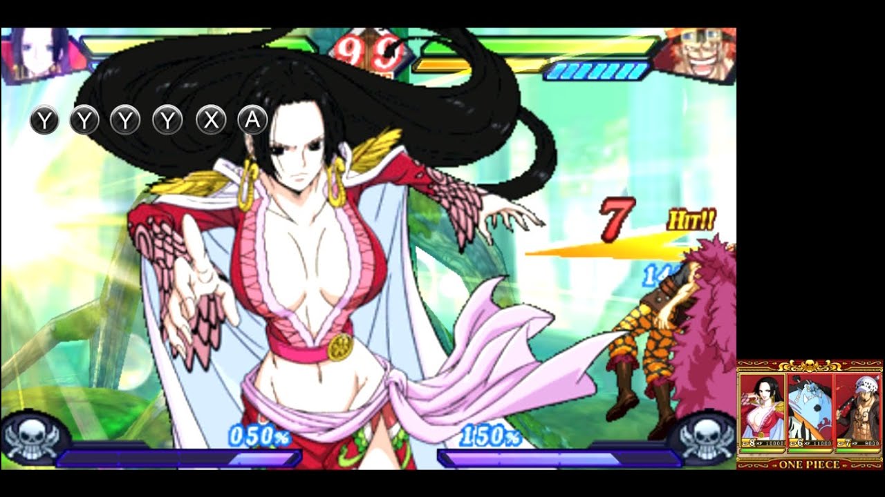 Boa Hancock | Moveset showcase | One Piece: Great Pirate Colosseum [3DS]