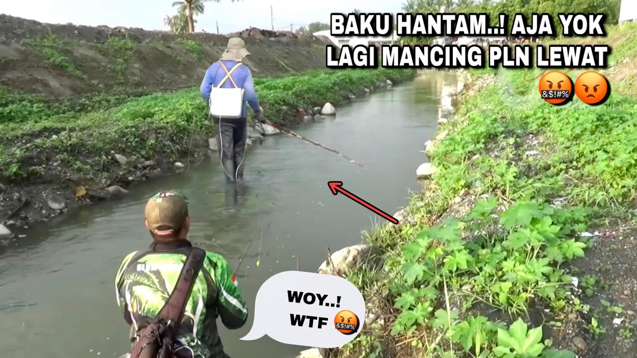Emosi..! Saat mancing malah ketemu tukang strum