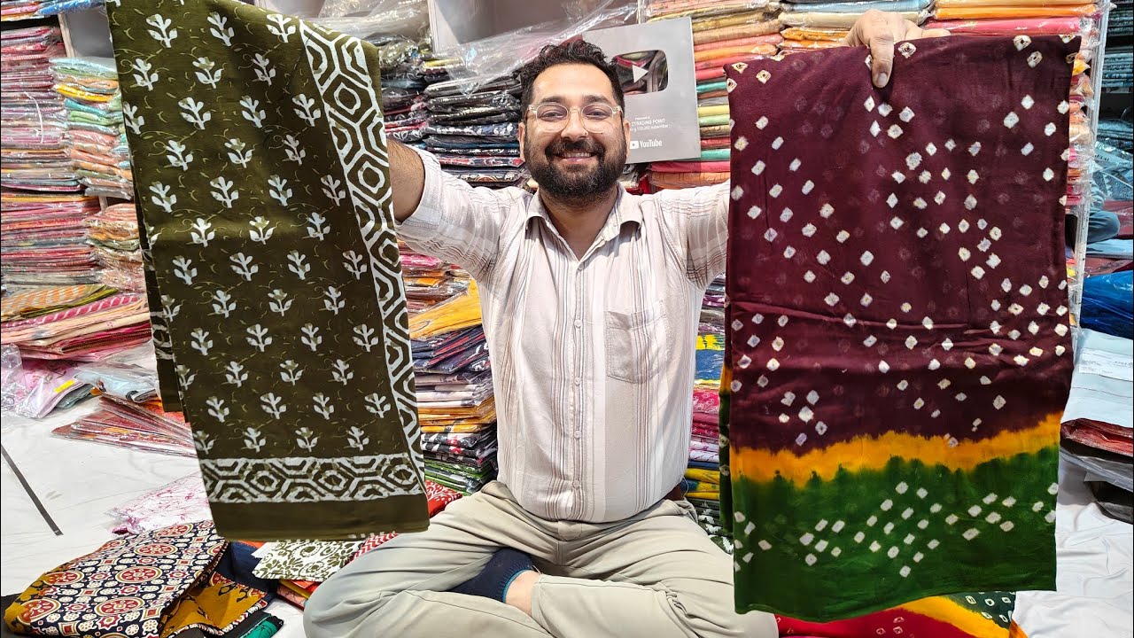 Cotton Bandhani & Mulmul Cotton Sarees Collection & Cotton Saree Manufacturer