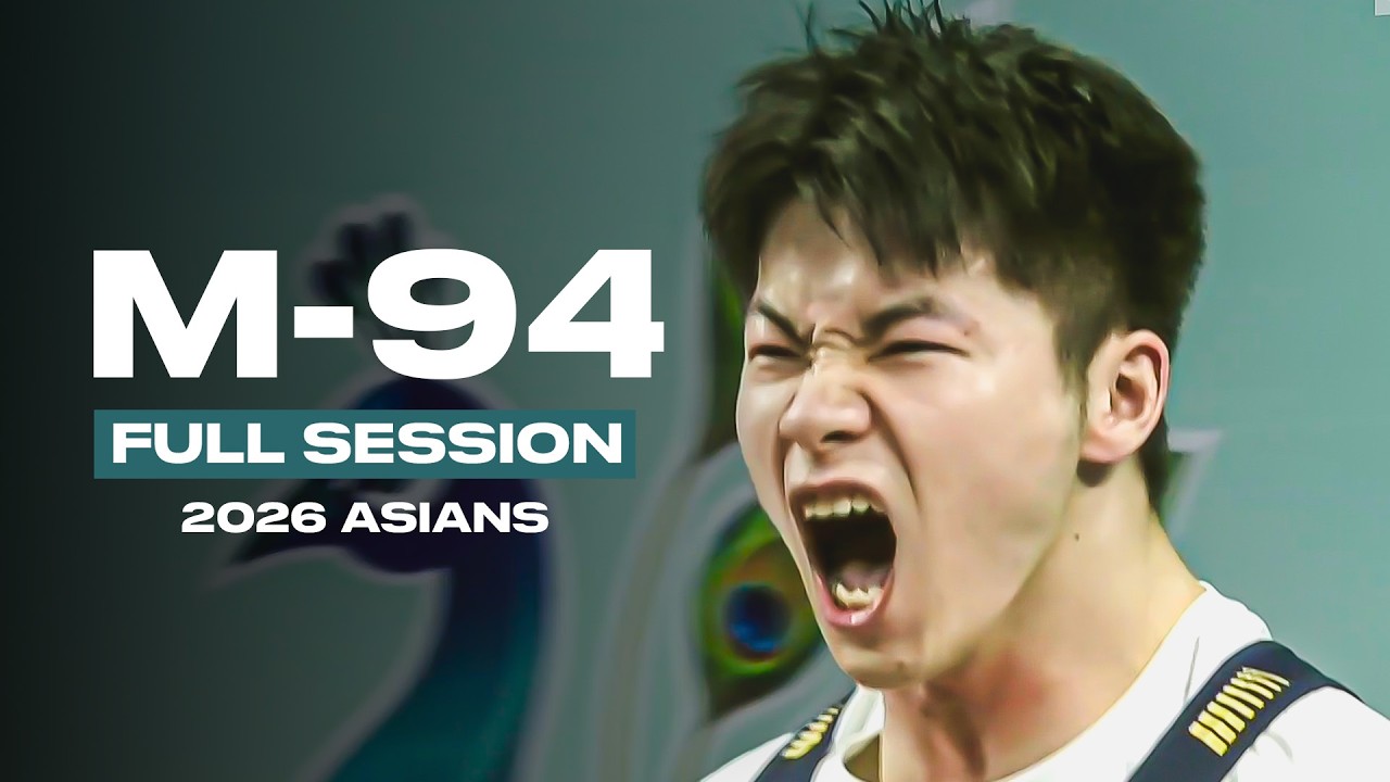 Men's -94kg 2026 Asian Weightlifting Championships | Full Session