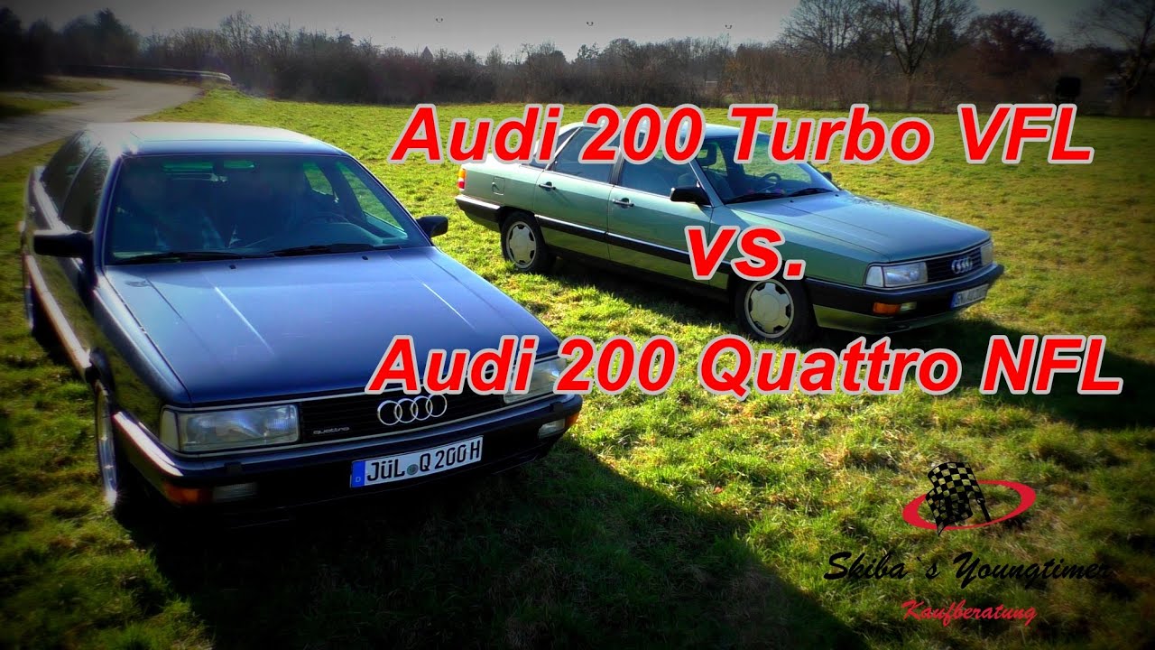 Audi 200 Typ 44 VFL vs  Audi 200 Typ 44 FL