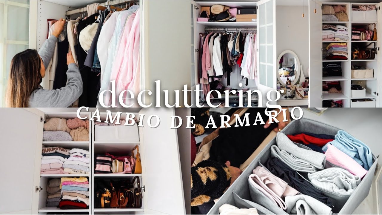 CAMBIO de ARMARIO invierno 2024⚡️ decluttering, limpieza y organización | Museecoco