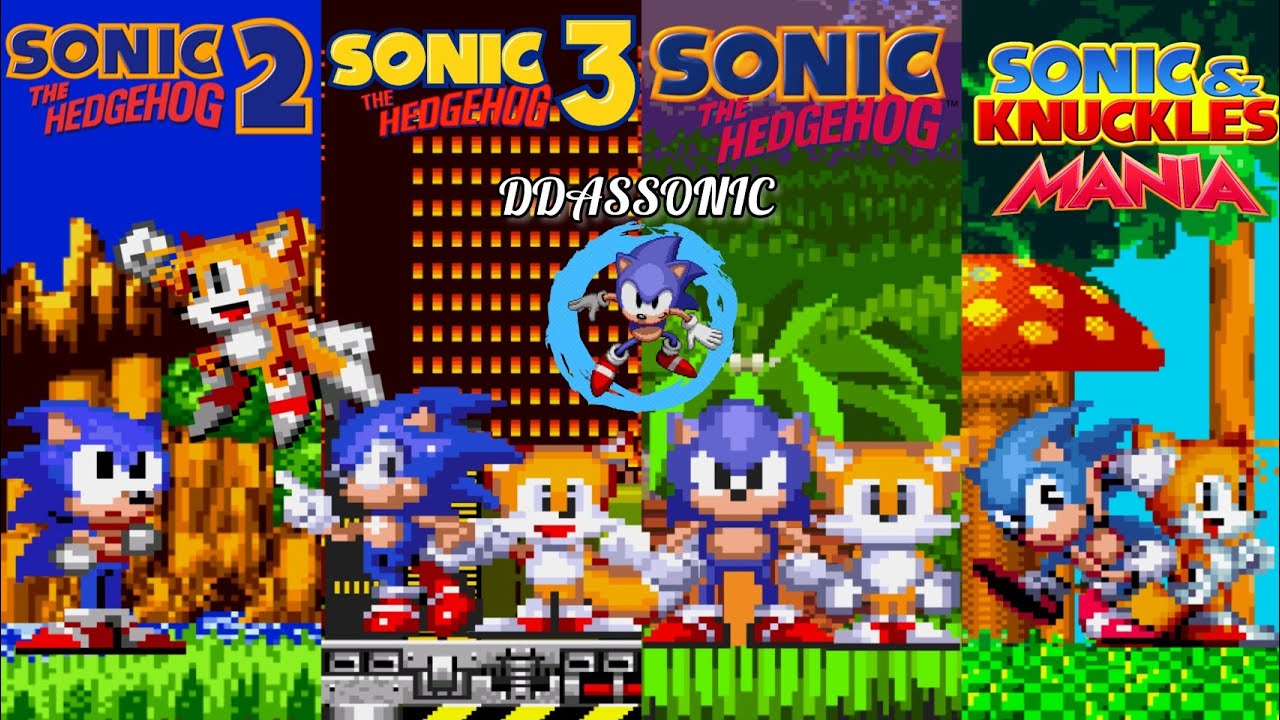 Alternated Sprites Style in Sonic Classic Trilogy