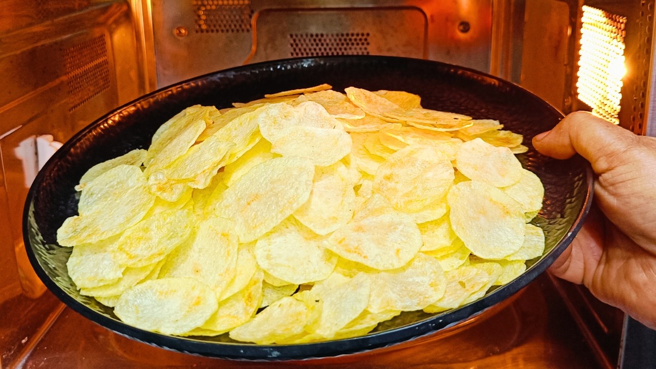 No Boil, No Dry, No Fry, No Time Taking Potato Chips | Only 8 Mins Making Time |