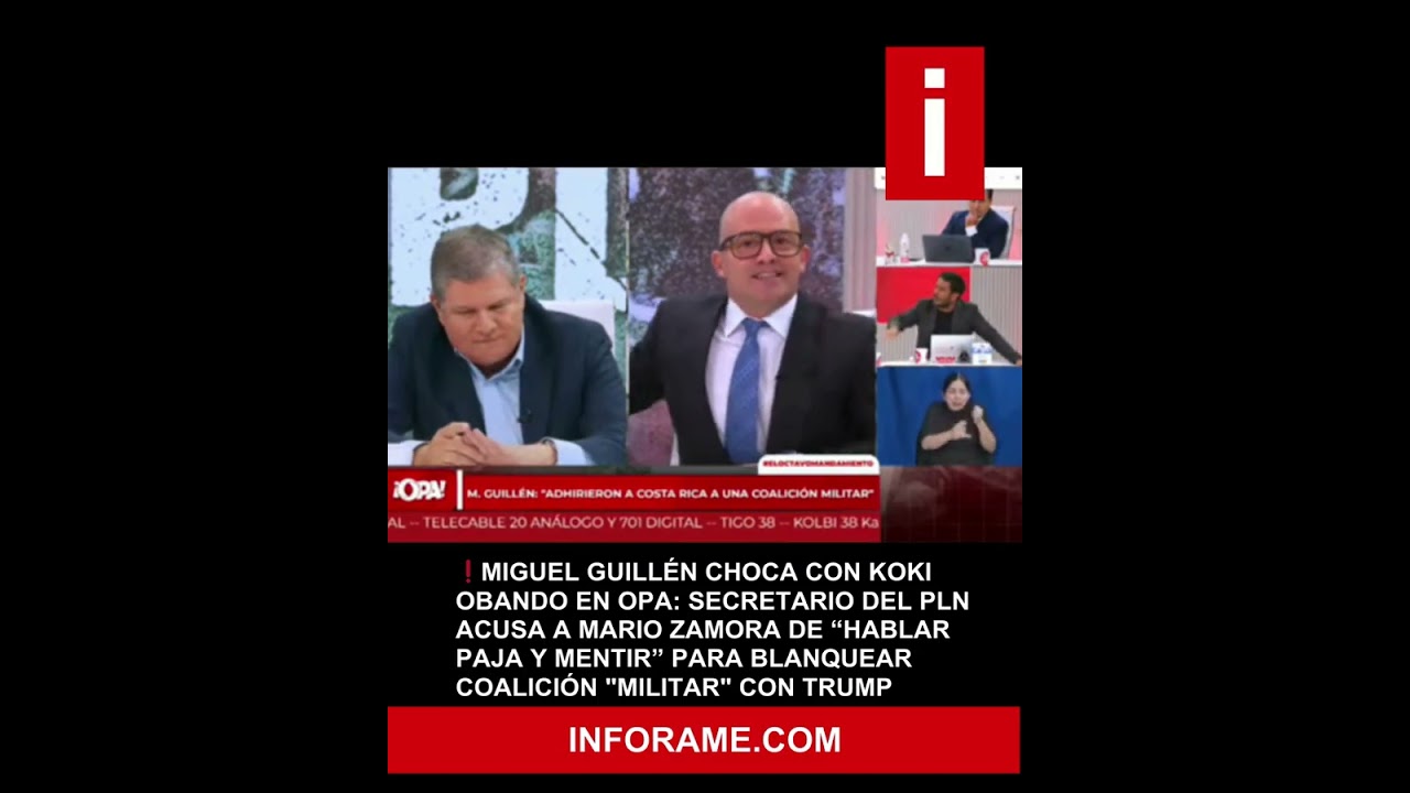 Miguel Guillén choca con Koki Obando en OPA y acusa a Mario Zamora de “hablar paja y mentir”