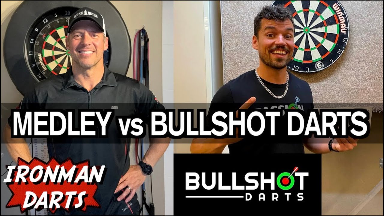 Медлей против Ника Джорджсона из Bullshot Darts (часть 1) на Ironman Darts