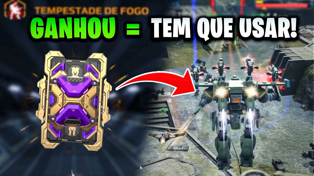 A SORTE ESCOLHE MEU HANGAR no WAR ROBOTS!