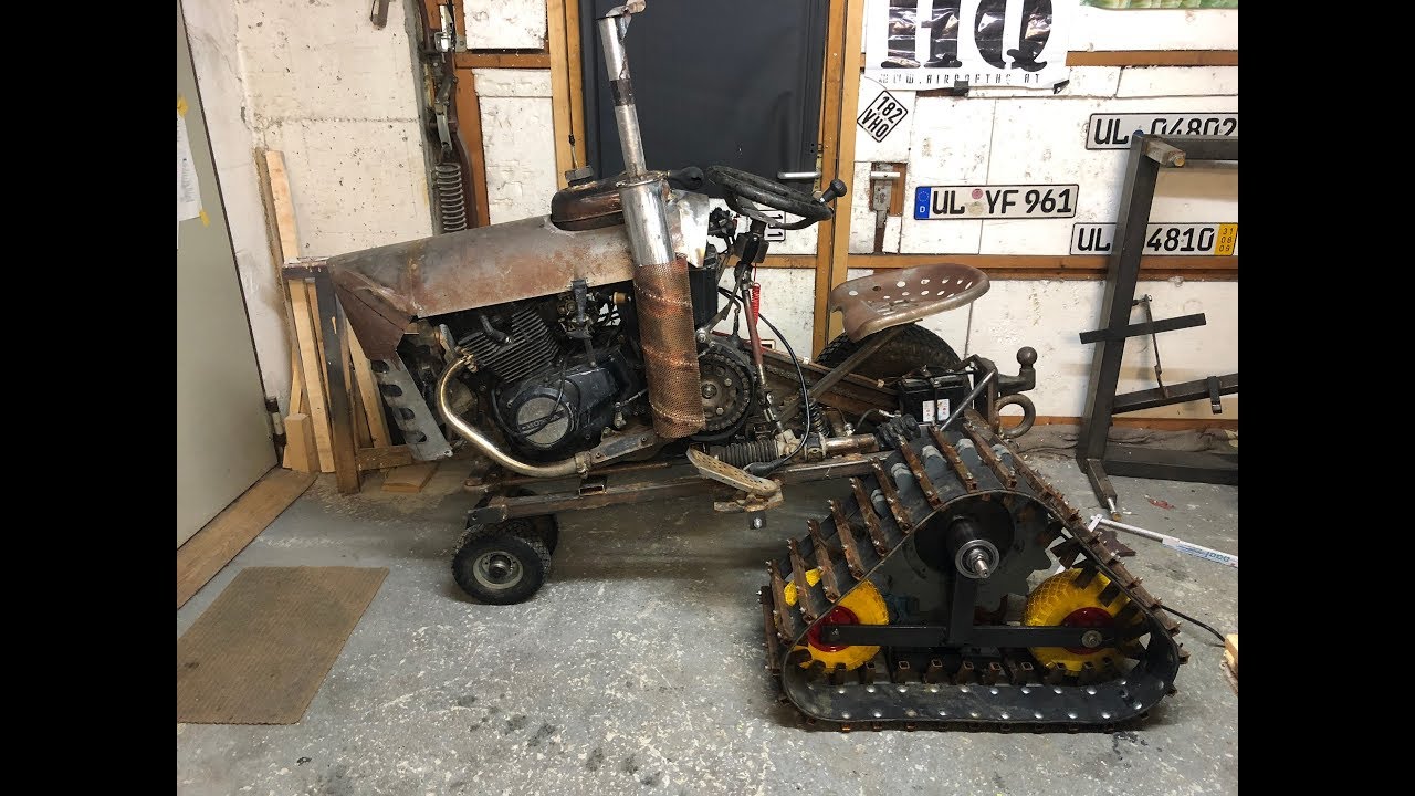 Homemade tracks for the 42hp garden tractor, Part 3