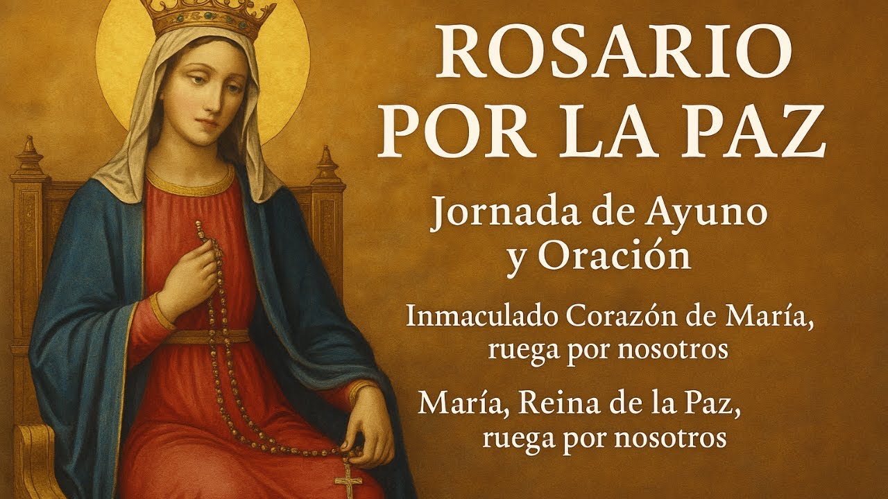 ASMR ✨ Rosario por la Paz – Jornada de Ayuno y Oración en la Festividad de María Reina