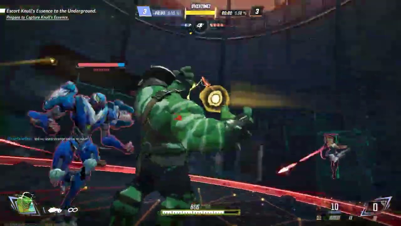 Hulk player plays Bucky and Namotor