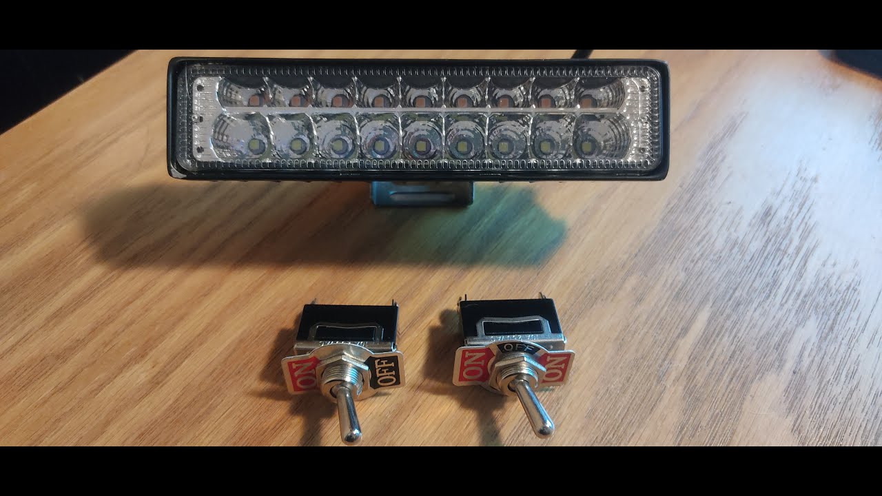 CONECTANDO BARRAS DE LED CON 2 SWITCH COLA DE RATÓN DE 2 Y 3 PASOS